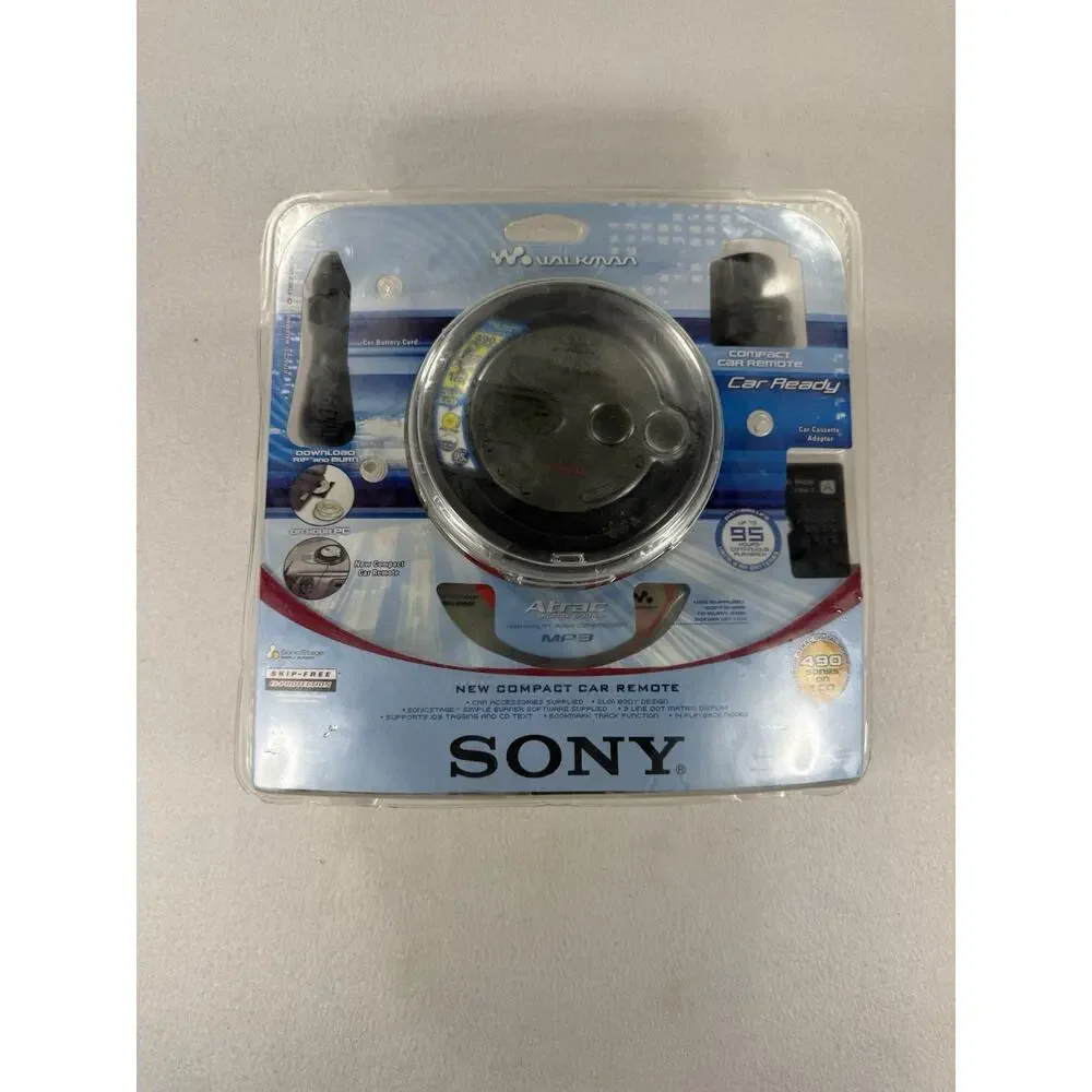 Sony D-NE718CK ATRAC3/MP3/CD Walkman with Car Kit BRAND NEW RARE COLLECTORS ITEM